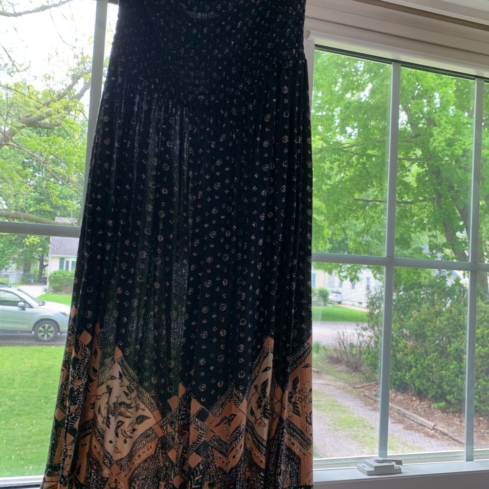 Strapless summer dress